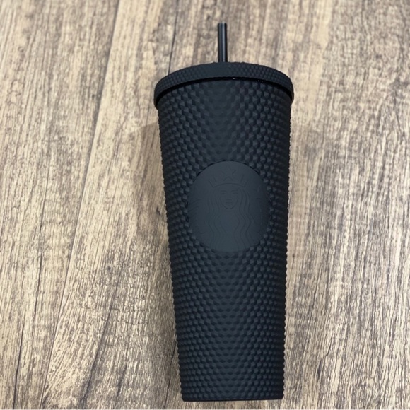 Starbucks Other - 🖤 Matte Black Studded Cold Cup 🖤